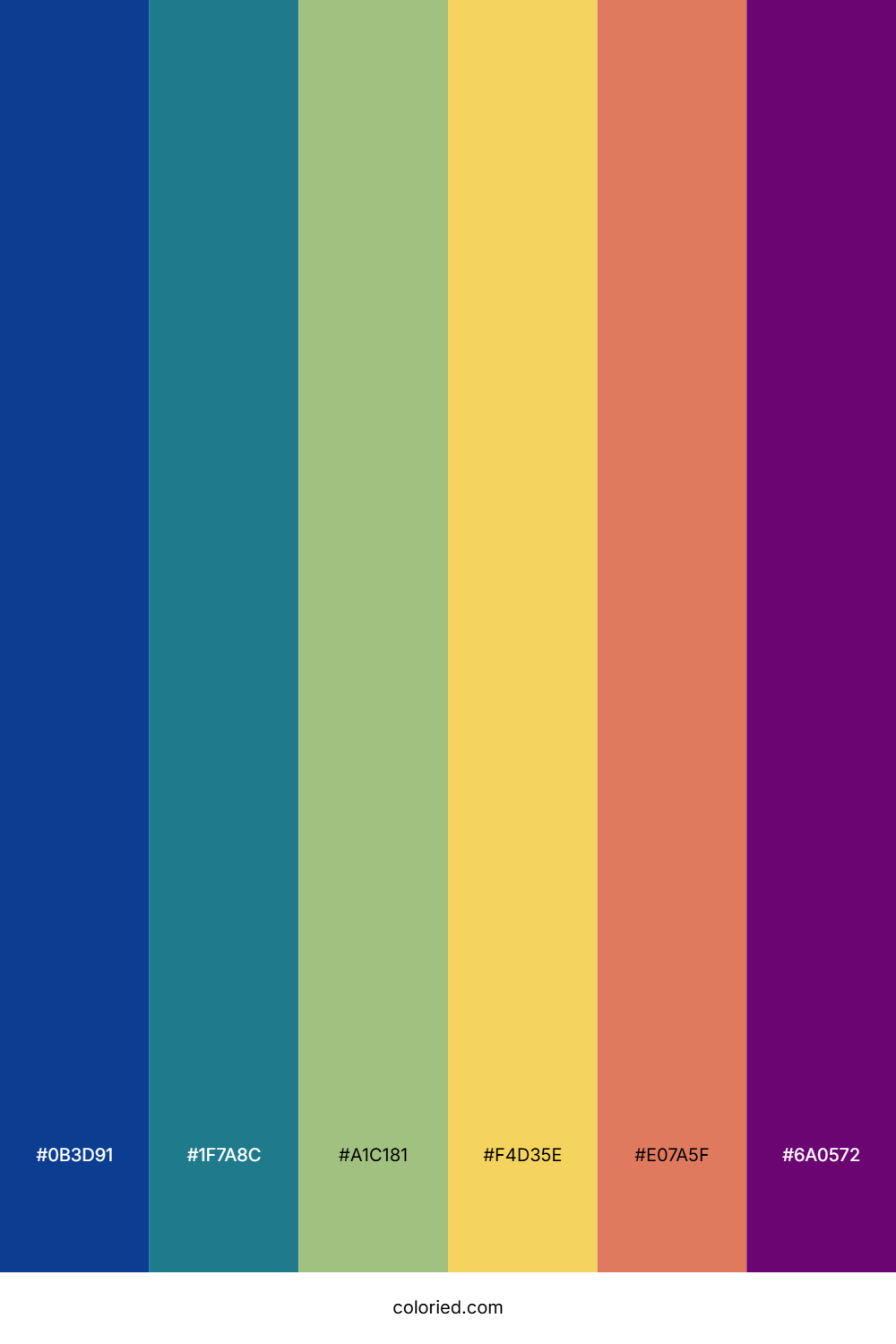 Ocean Mist Amber Color Palette