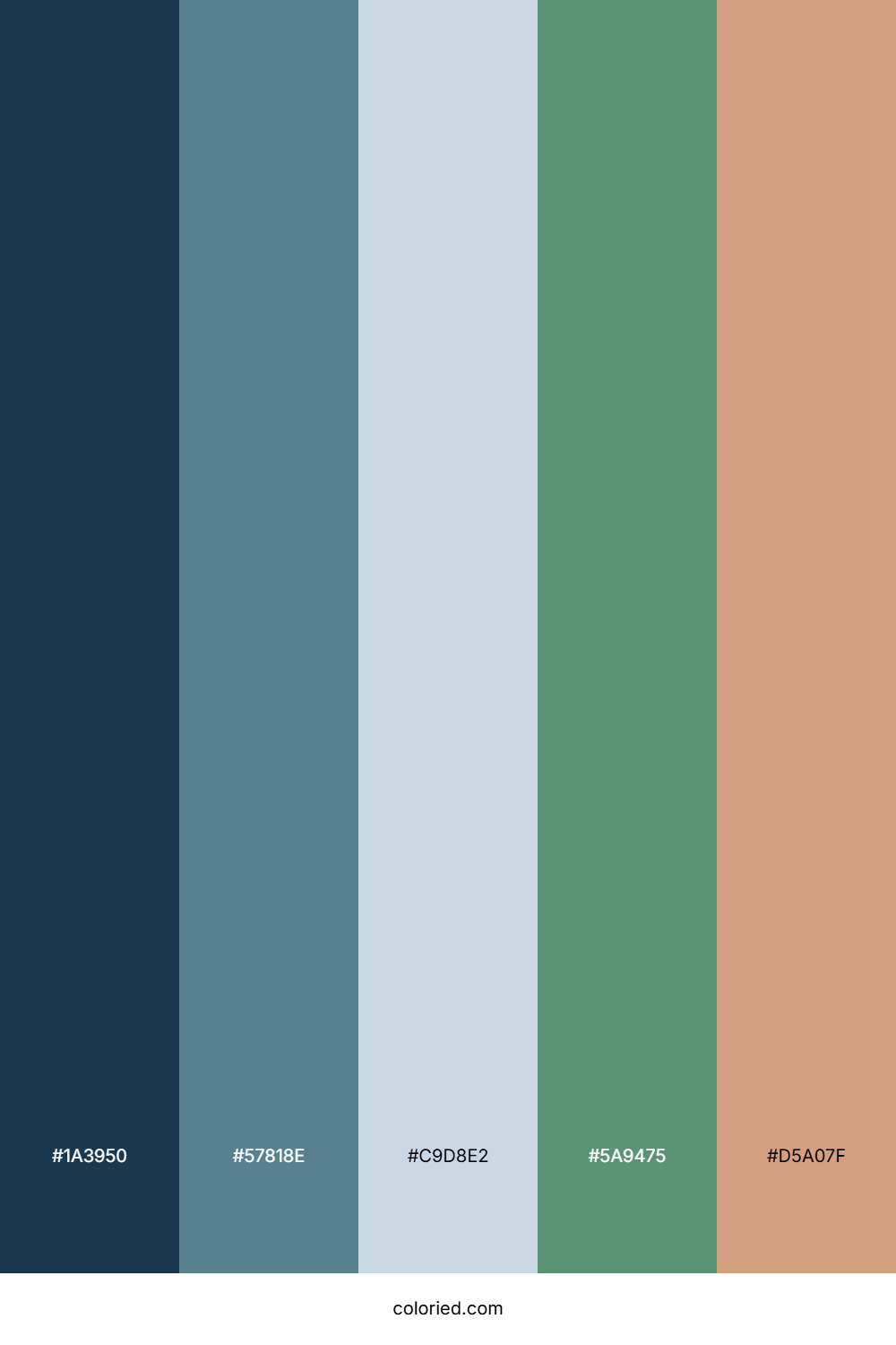 Ocean Pine Mist Palette