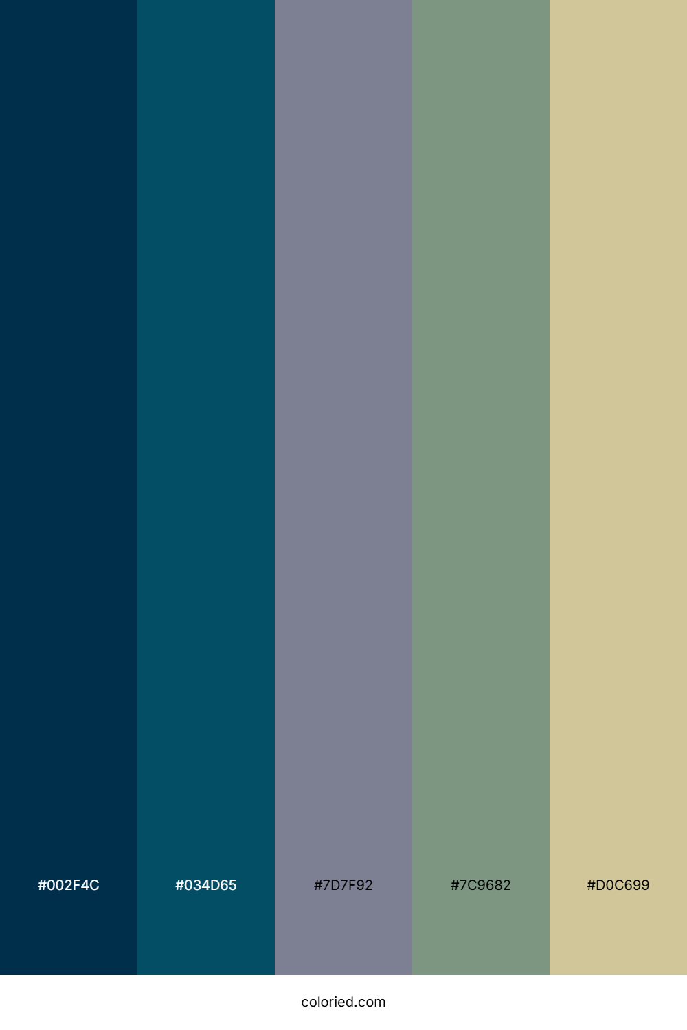 Ocean Sage Twilight Palette