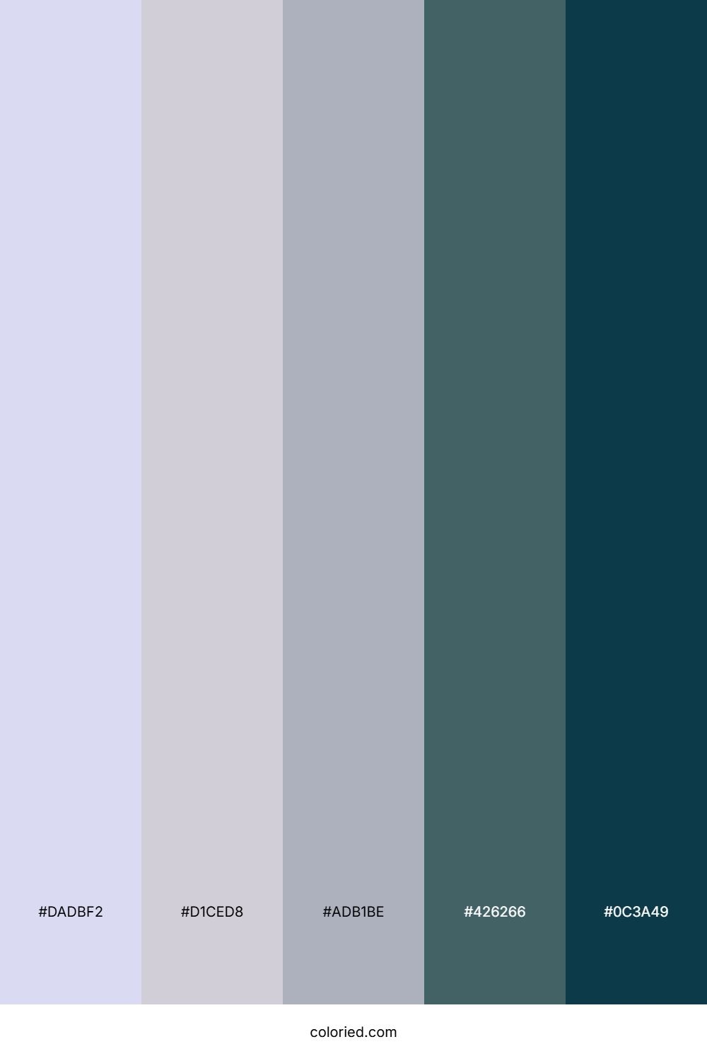 Ocean Slate Mist Palette