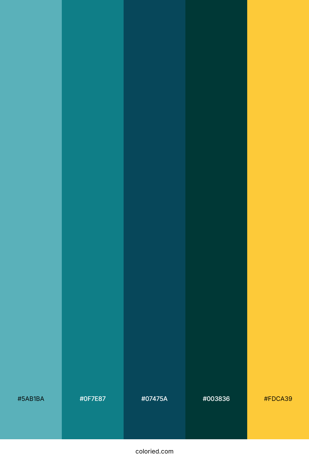 Oceanic Twilight Breeze Palette