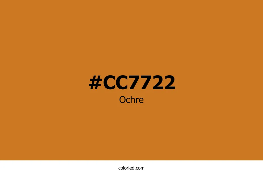 Ochre Color Hex Code