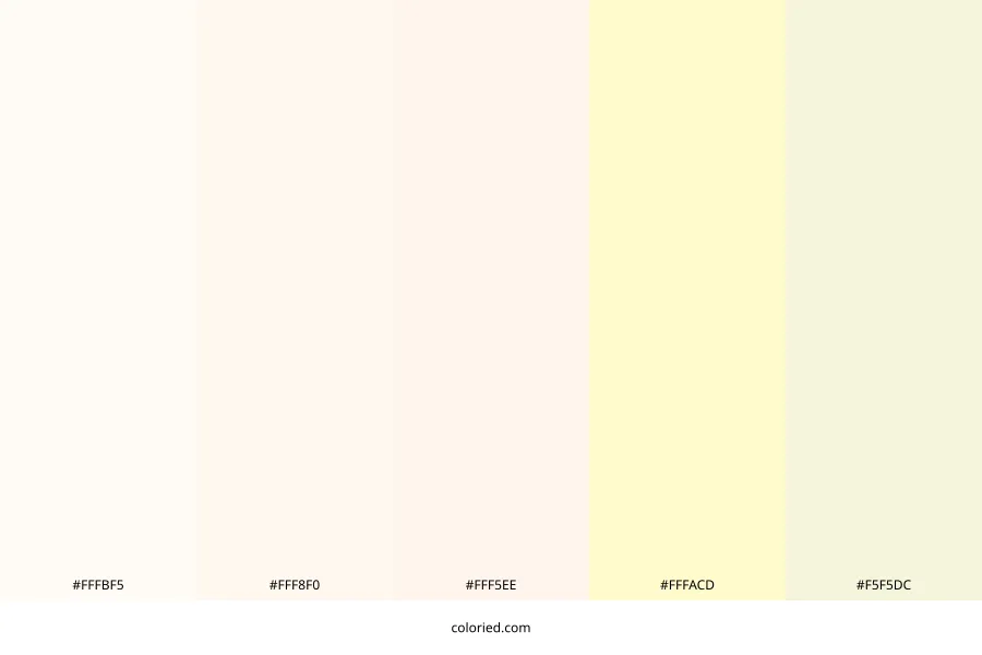 Off White Color Palette