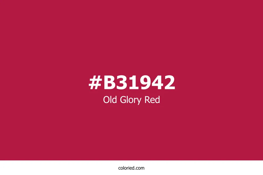 Old Glory Red Color