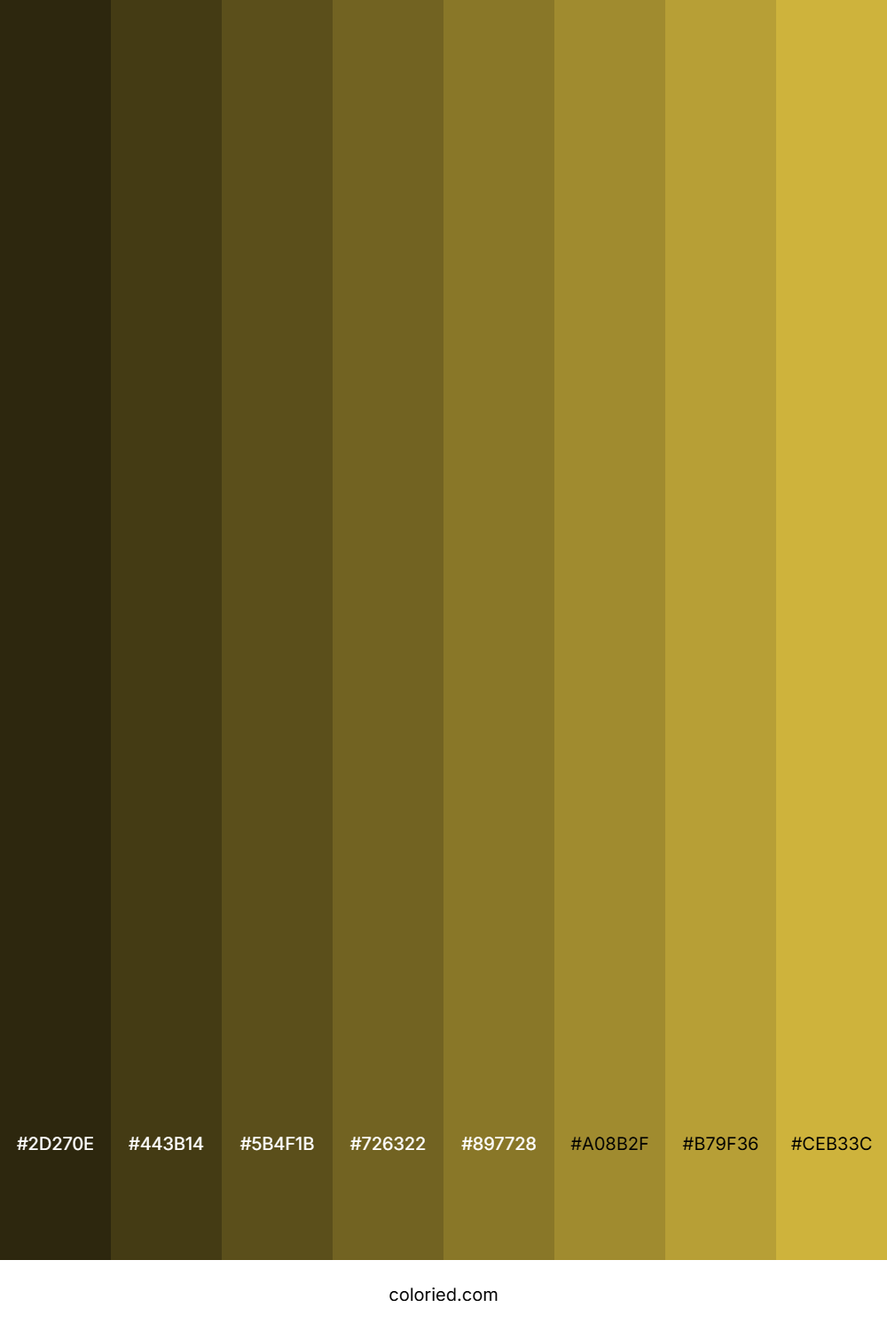 Old Gold Color Shades