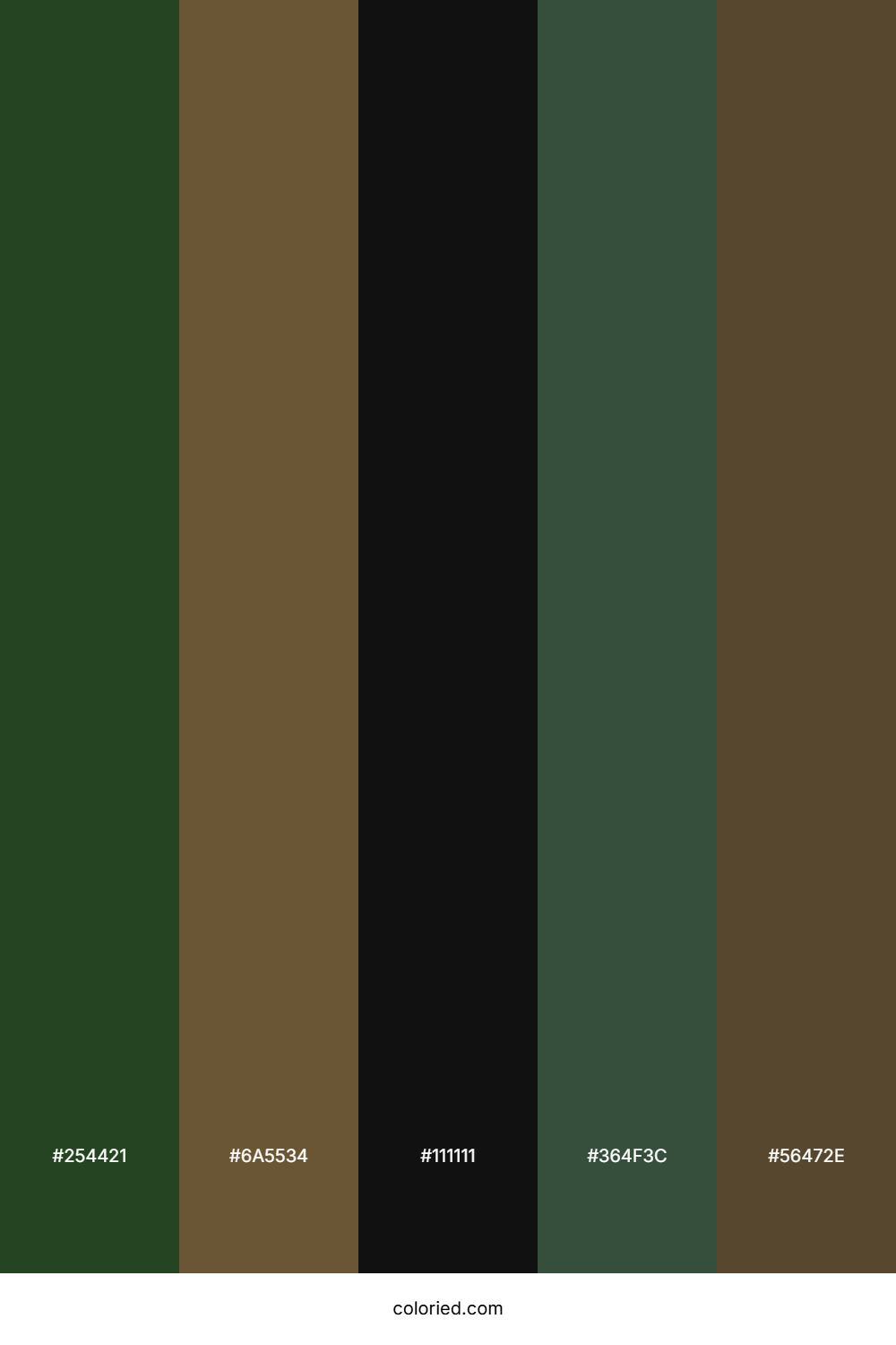 Olive And Earth Color Palette