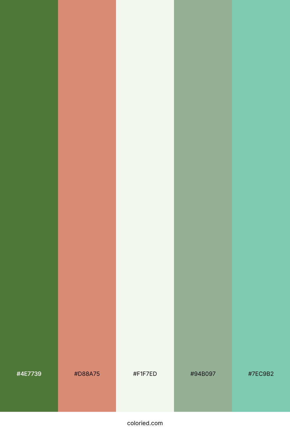 Olive Blush Garden Palette