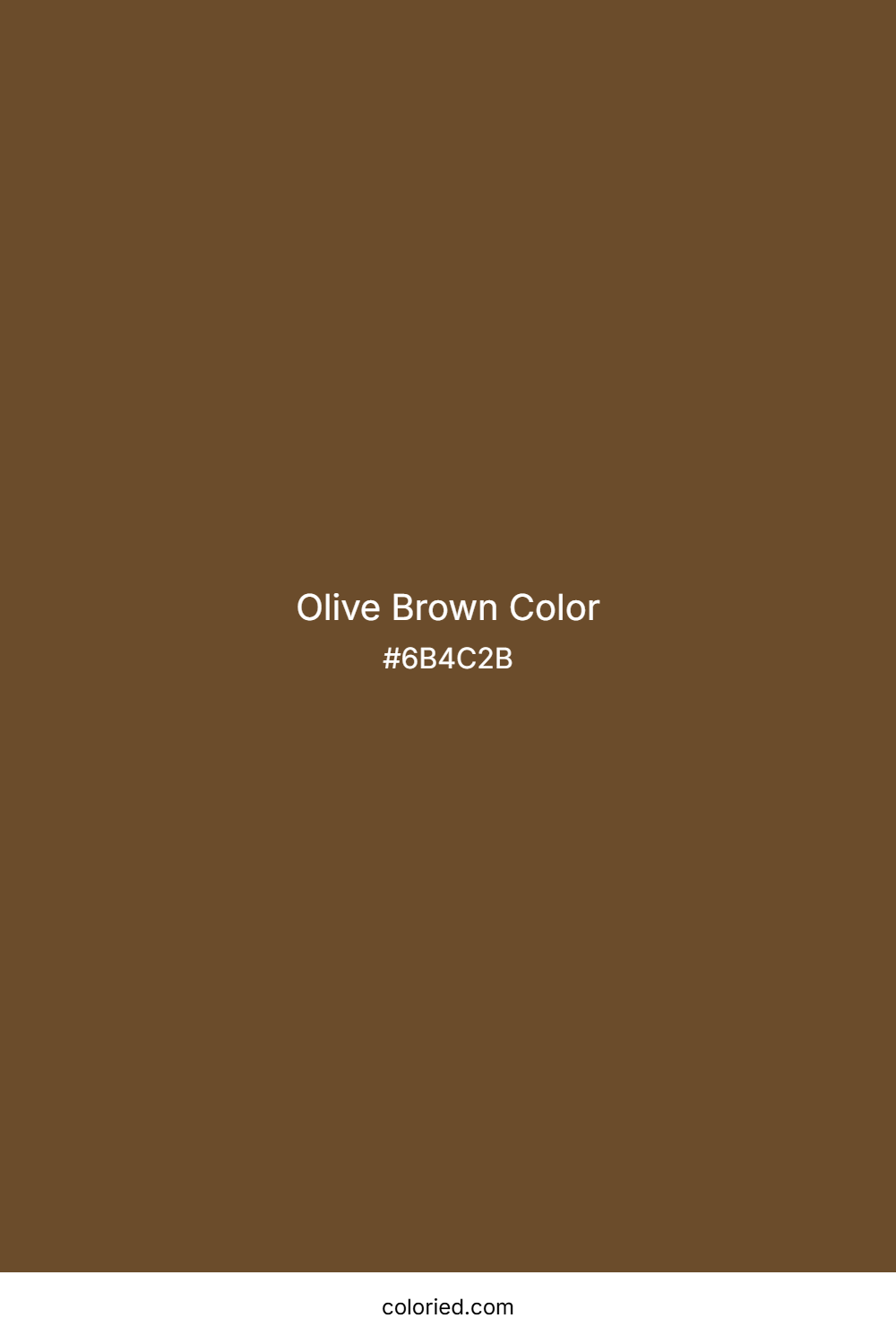 Olive Brown Color
