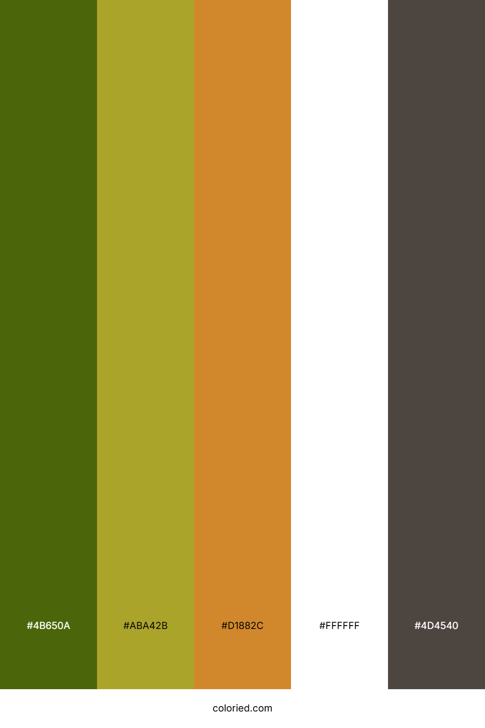 Olive Gold Meadow Palette