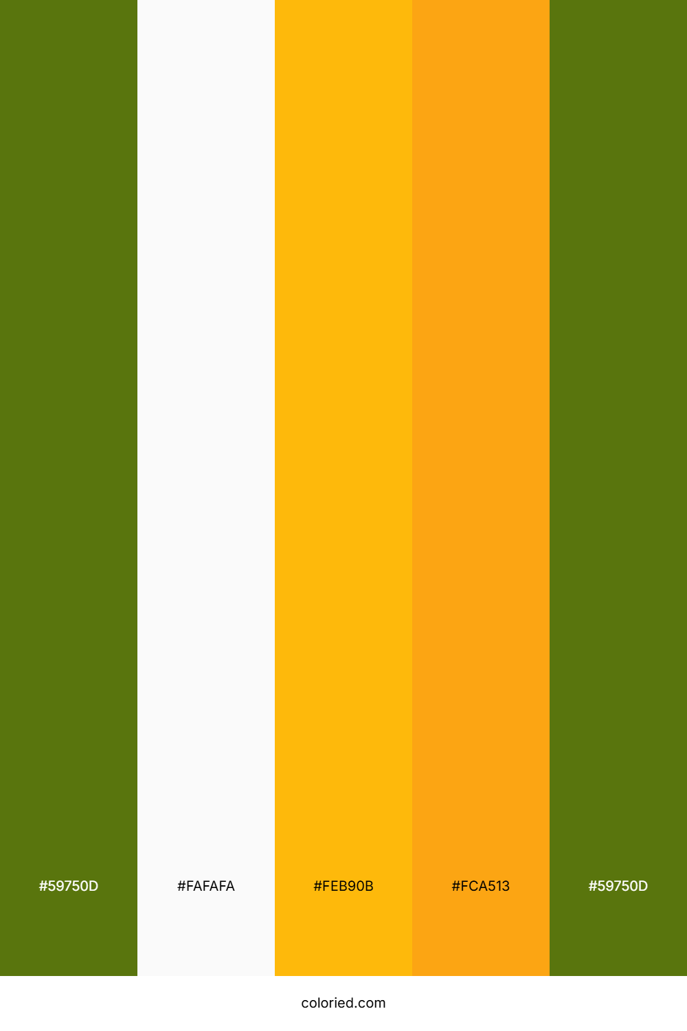 Olive Green And Gold Color Palette