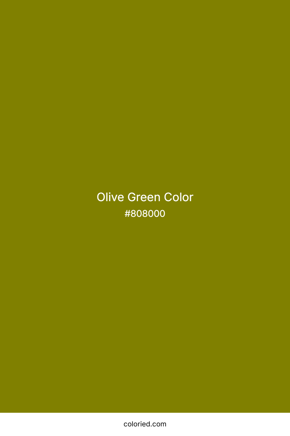 Olive Green Color