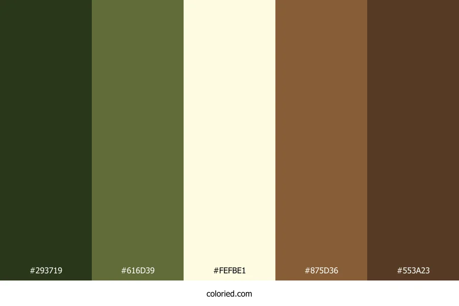 Olive Grove Color Palette