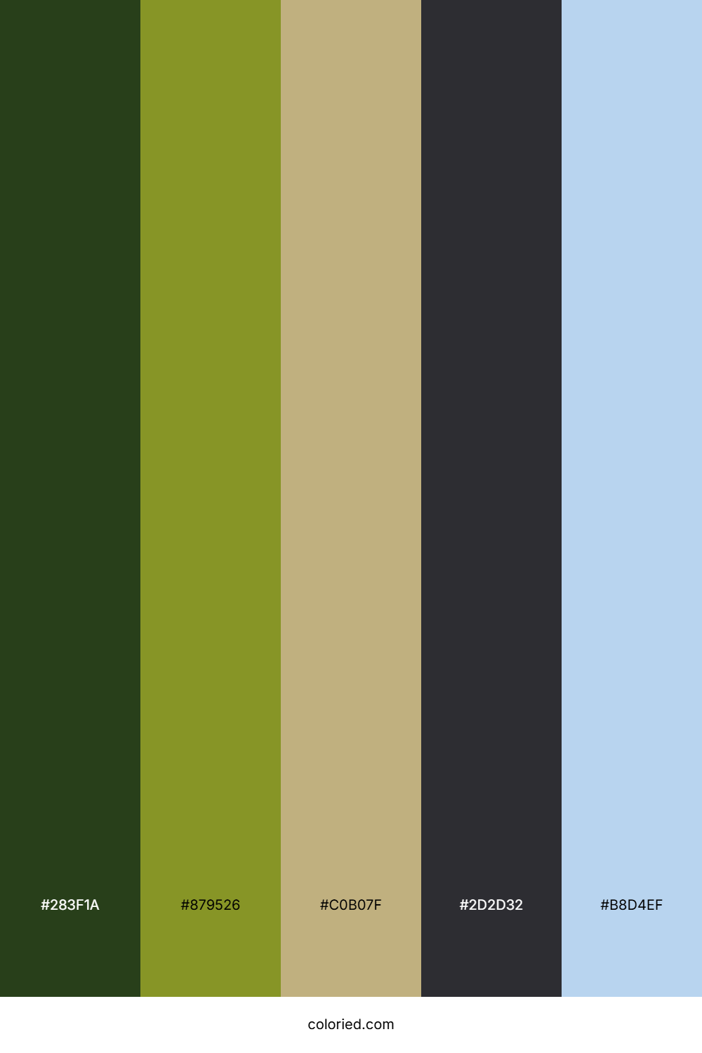 Olive Grove Twilight Palette