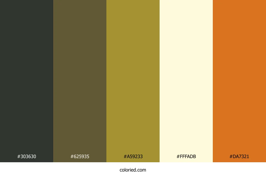 Olive Harvest Light Color Palette