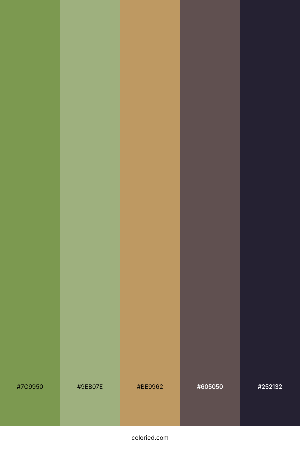 Olive Harvest Twilight Palette