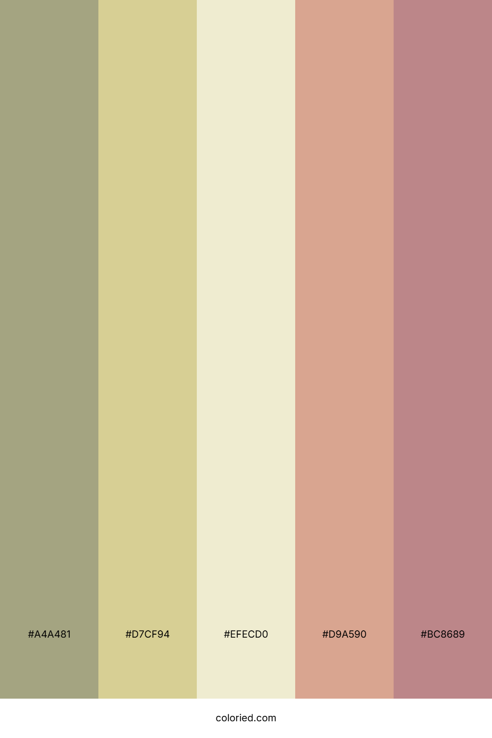 Olive Meadow Light Palette