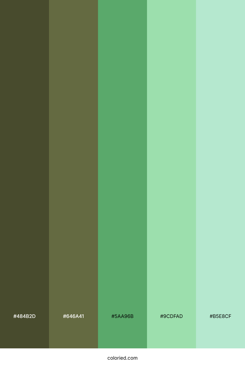 Olive Mint Garden Palette