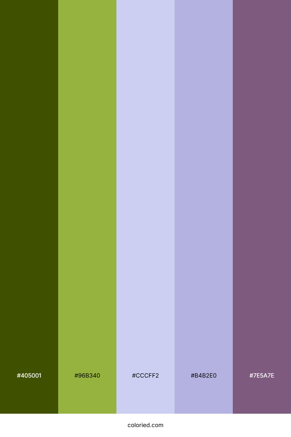 Olive Pastel Dream Color Palette