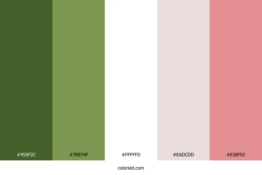 Olive Spring Dawn Color Palette