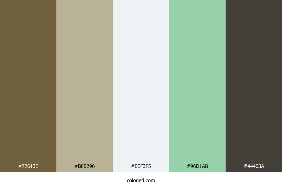 Olive Stone Path Color Palette