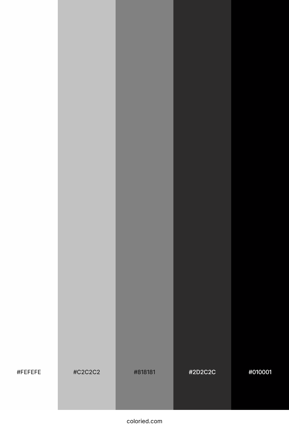 Onyx and Smoke Color Palette