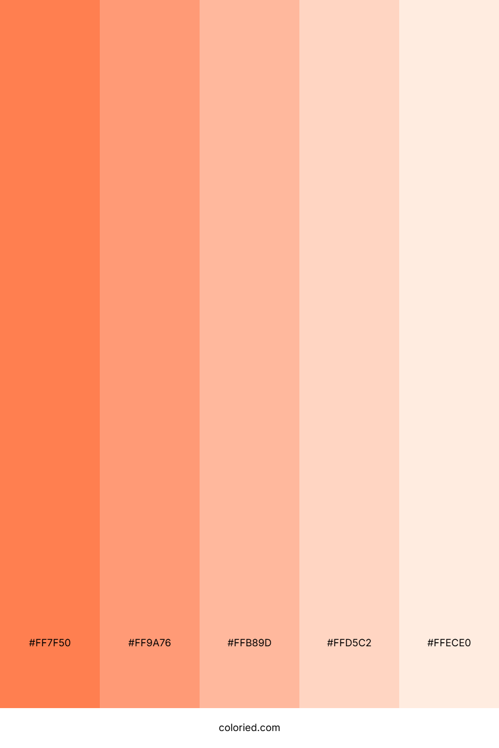 Orange and Peach Color Palette