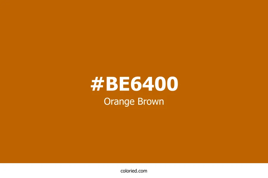 Orange Brown Color