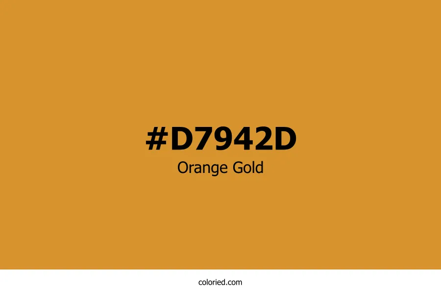 Orange Gold Color