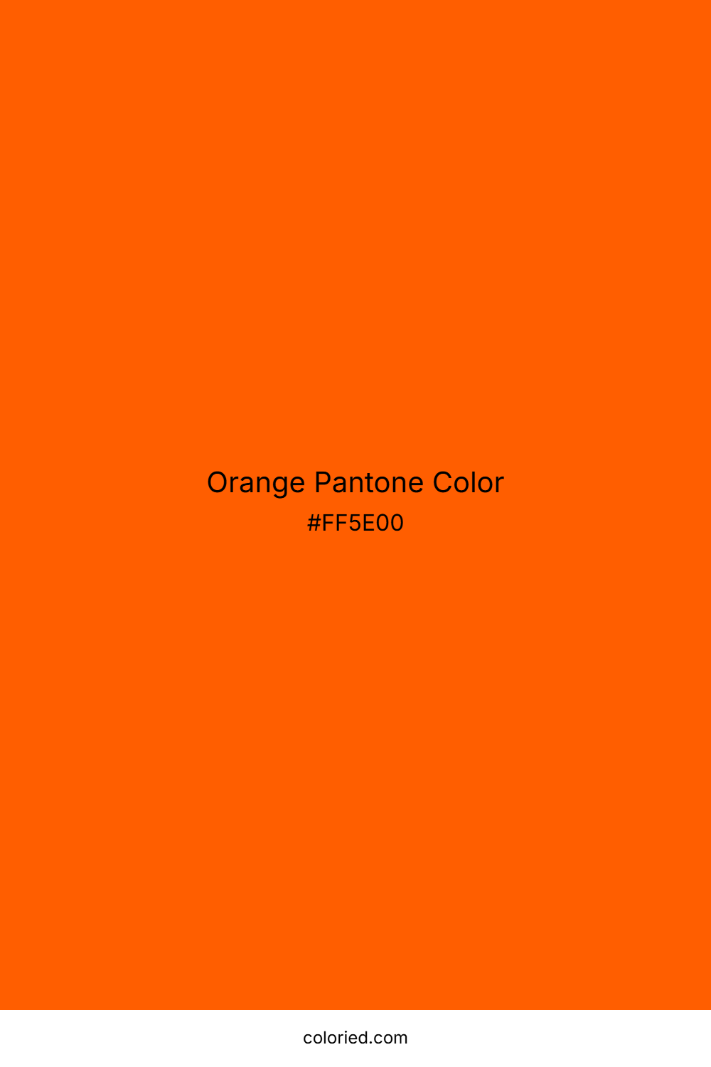 Orange Pantone Color