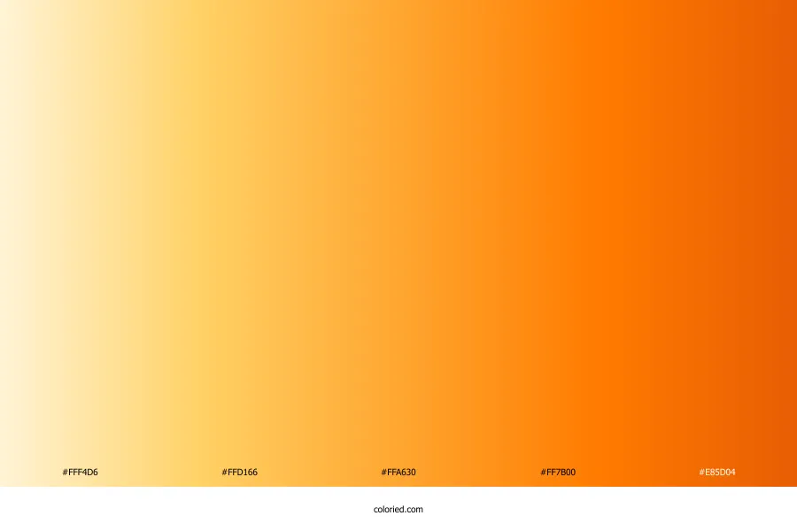 Orange Sun Gradient