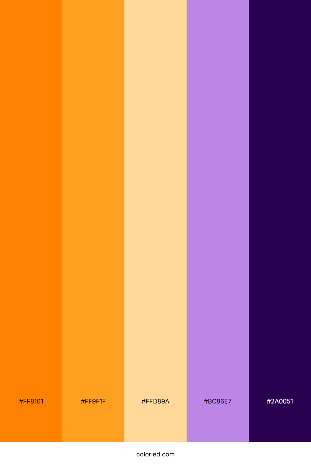 Orange Violet Dream Color Palette