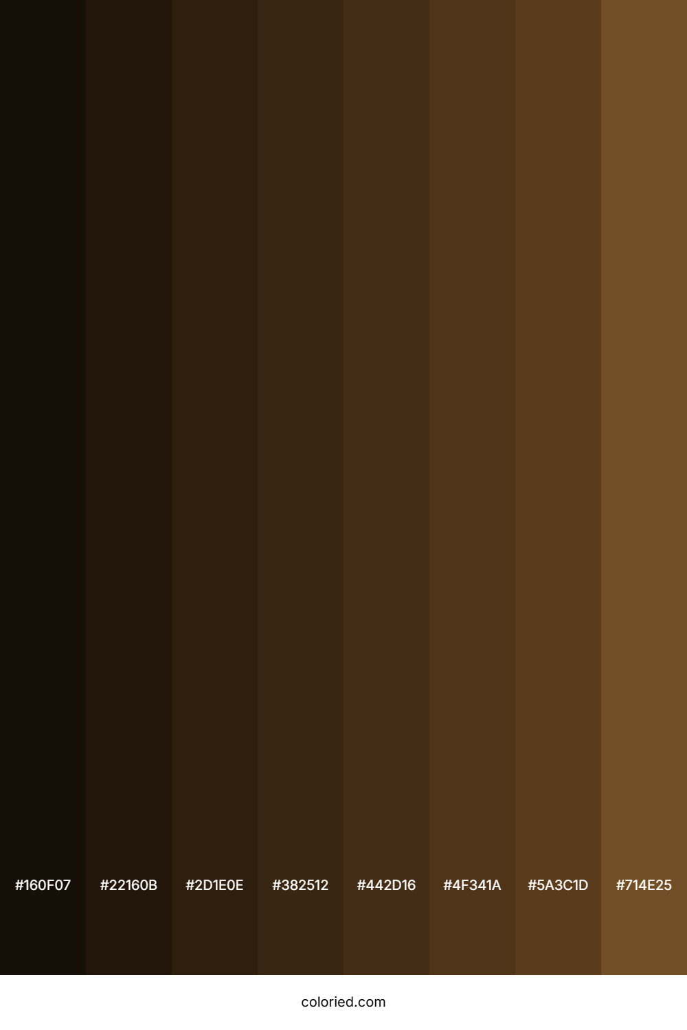 Otter Brown Color Shades