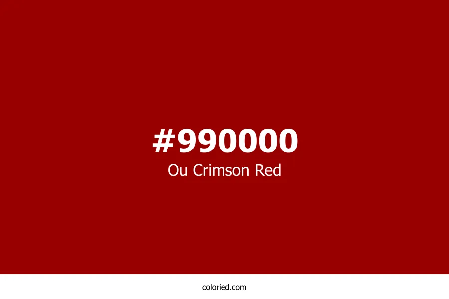 Ou Crimson Red Color