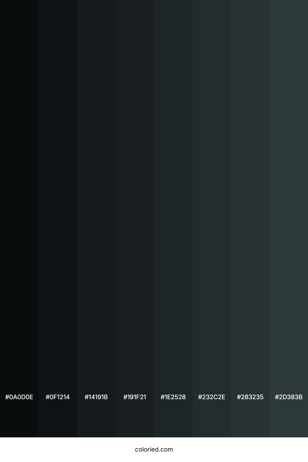 Outer Space Color Shades