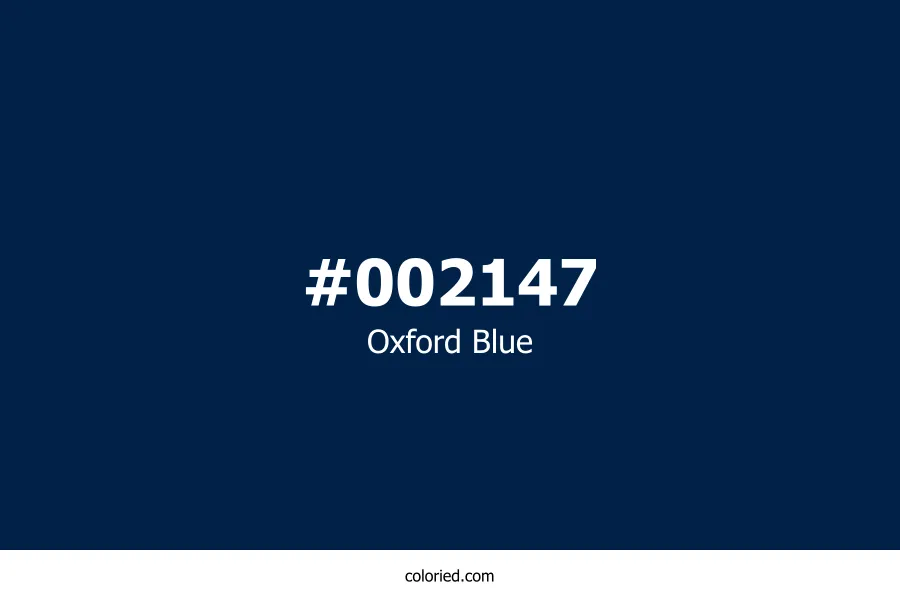 Oxford Blue Color