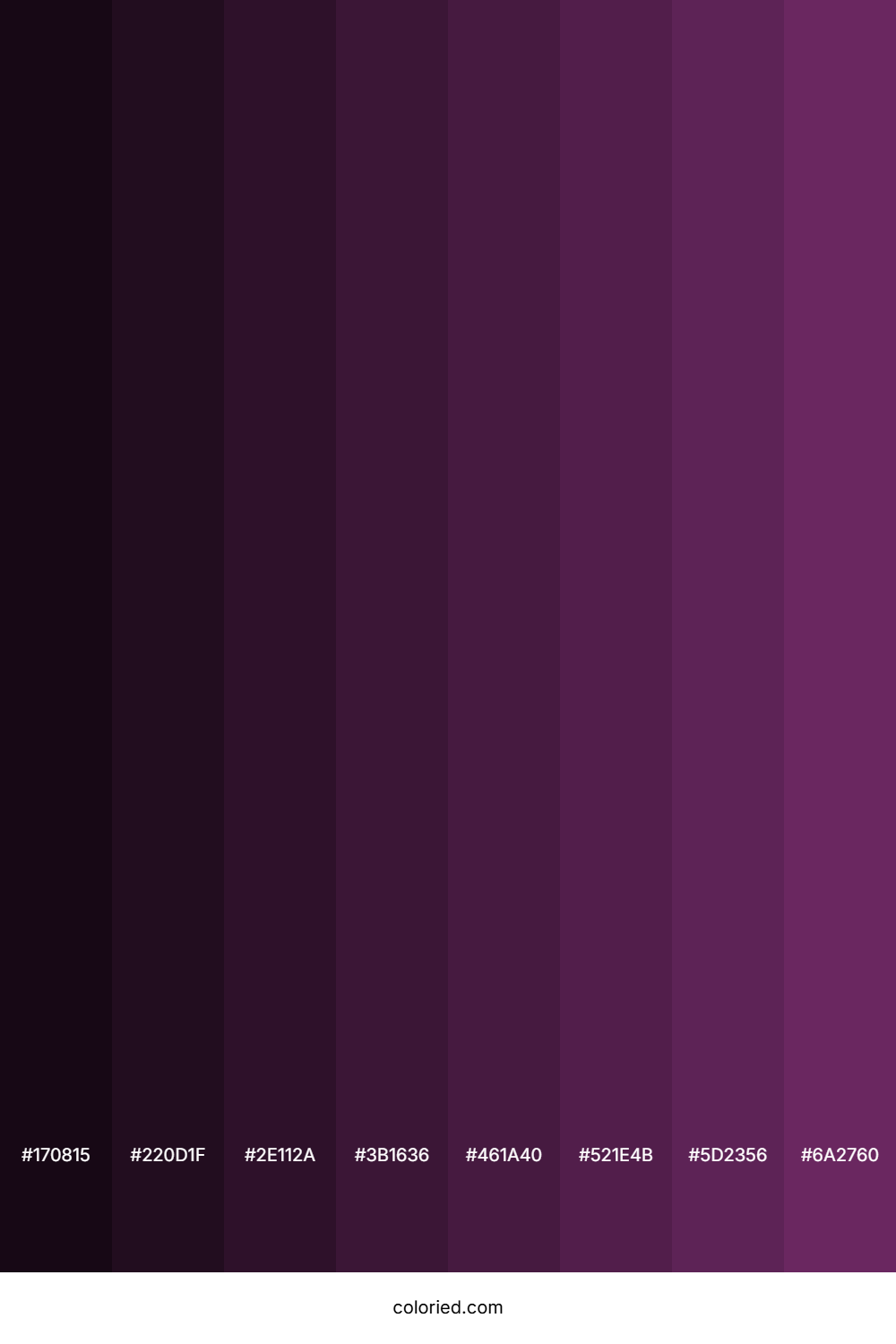 Palatinate Purple Color Shades