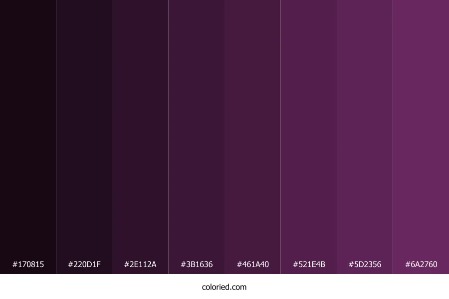 Palatinate Purple Color Shades