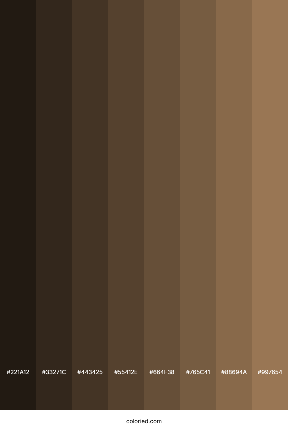 Pale Brown Color Shades