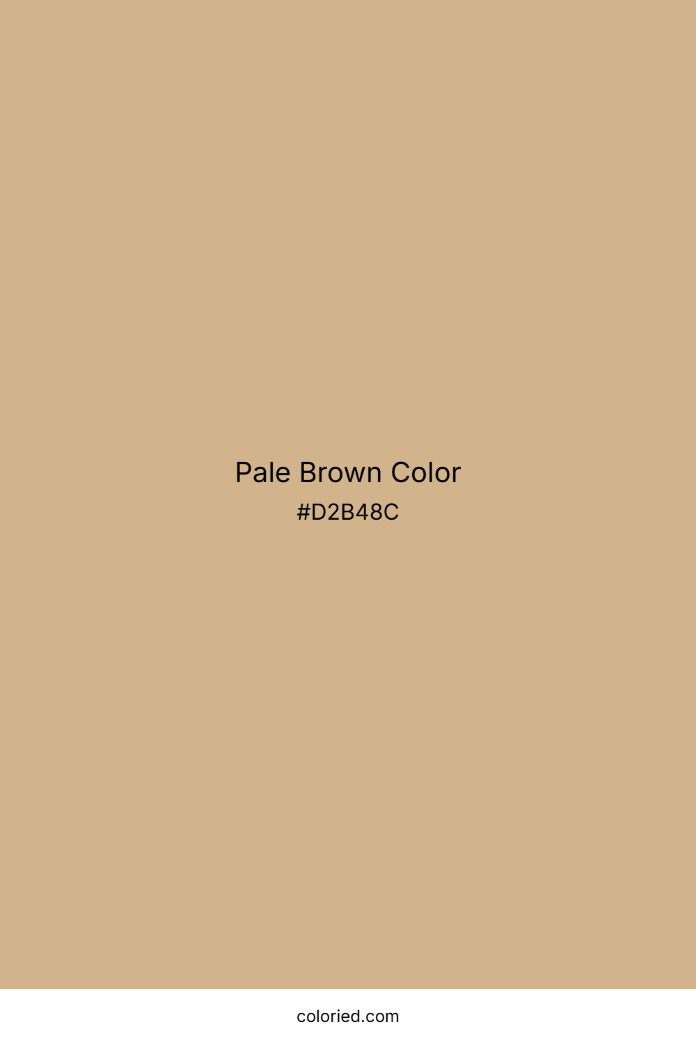 Pale Brown Color