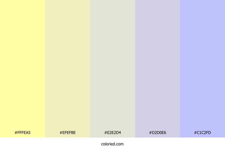 Pale Dusk Cloud Color Palette