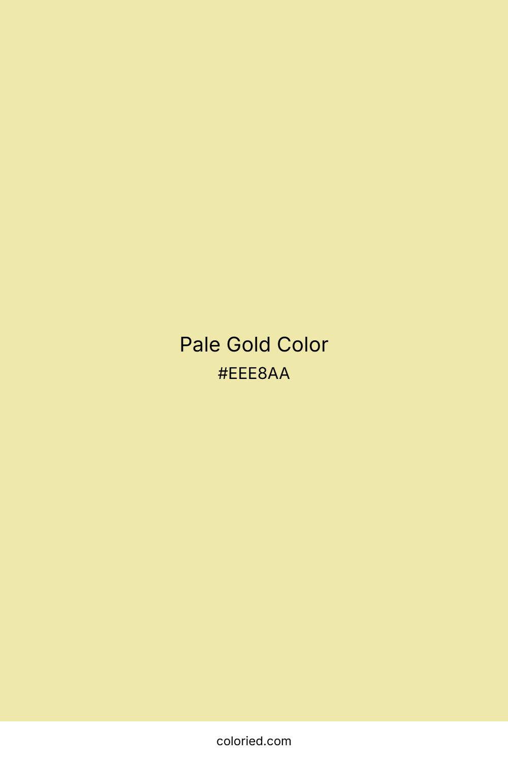 Pale Gold Color
