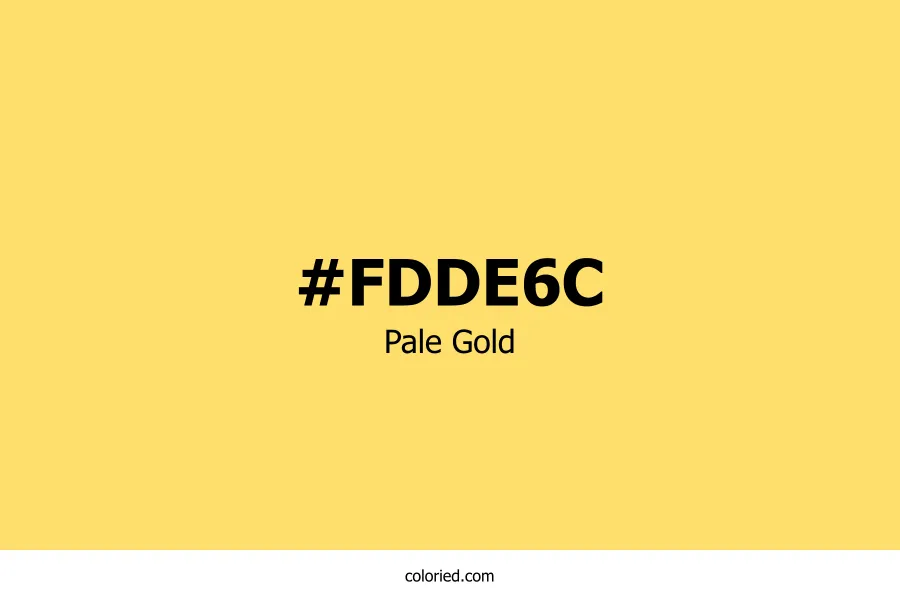 Pale Gold Color Hex Code