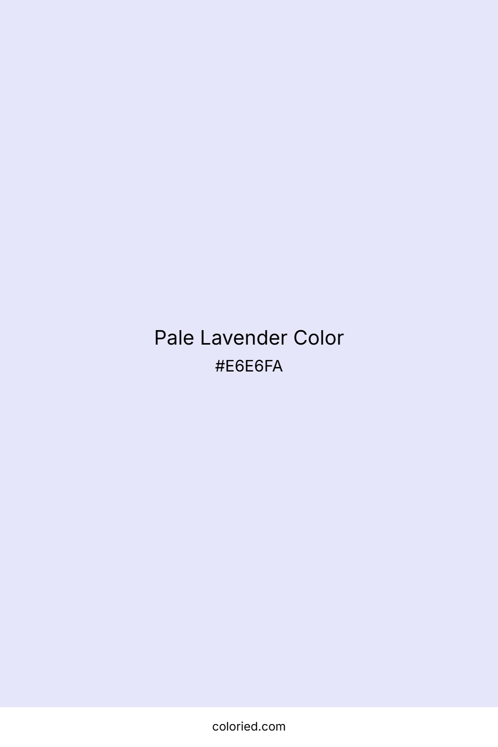 Pale Lavender Color