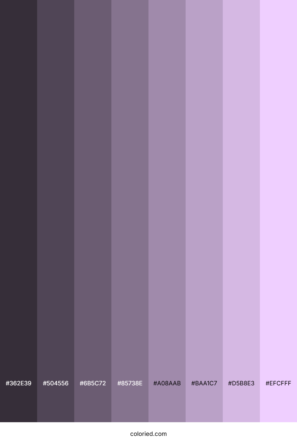Pale Lavender Shades