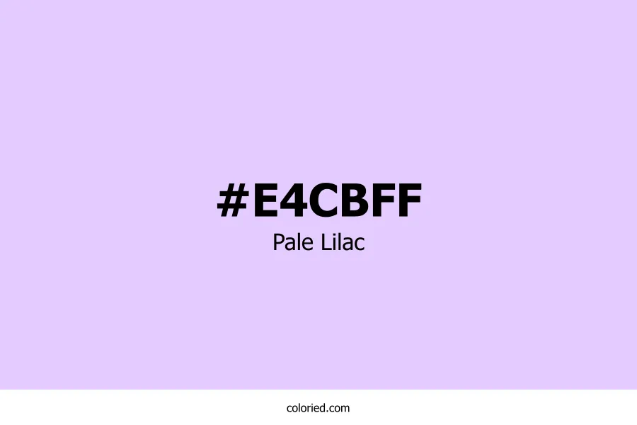 Pale Lilac Color Hex Code