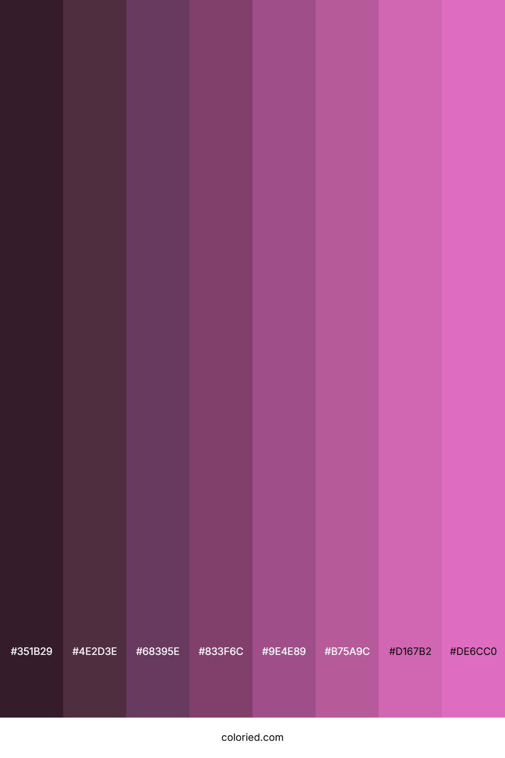 Pale Magenta Color Shades