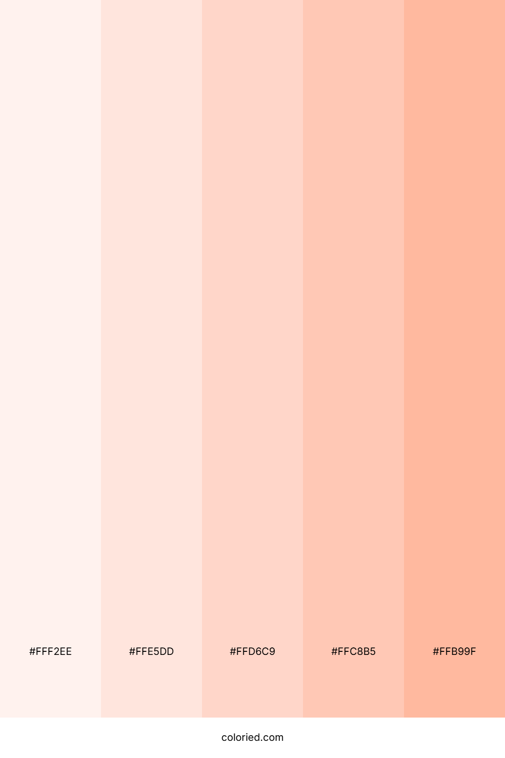Pale Nude Color Palette