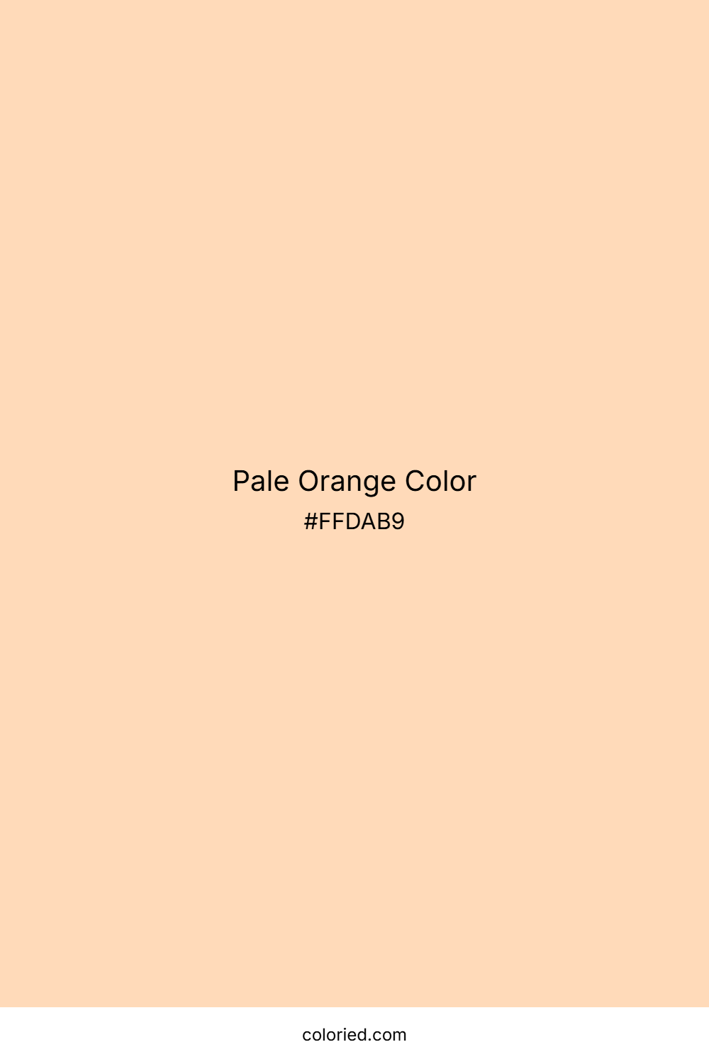 Pale Orange Color