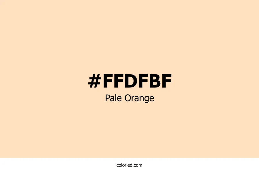 Pale Orange Color Hex Code