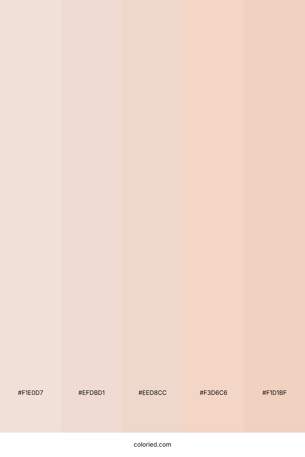 Pale Pink and Soft Peach Color Palette